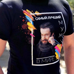 Футболка Black технологія прямого друку 30х40 Футболка Black технологія прямого друку 30х40