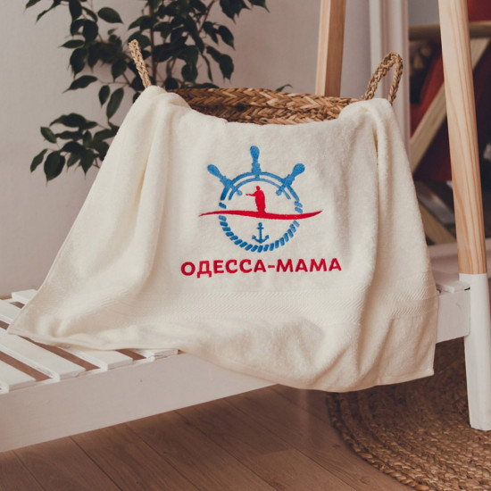 Рушник з вишивкою Одесса-мама