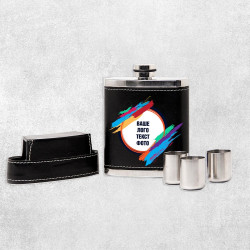 Друк на флязі шкірзам чорної