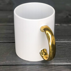 Чашка із золотою ручкою Life Чашка із золотою ручкою Life