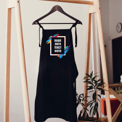 Друк 20х30 на фартусі чорному