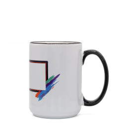 Друк на чашці з 420мл синьою ручкою