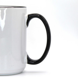 Друк на чашці 420мл з чорною ручкою
