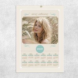 Друк календаря настінного звичайного 30х42