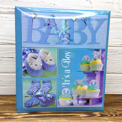 Альбом 290 х 320 EVG 20 sheet Baby collage blue w / box