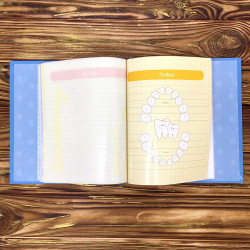 Альбом 290 х 320 EVG 20 sheet Baby collage blue w / box