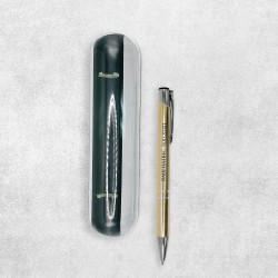 Гравірування на металевій ручці золотої