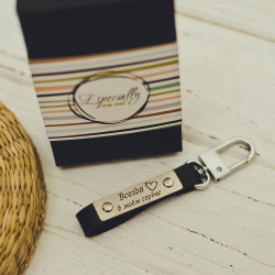 Брелок з гравіюванням Завжди в моєму серці