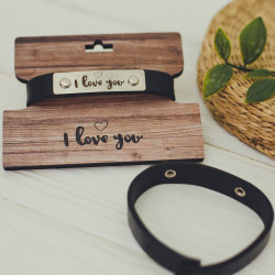 Браслет з гравіюванням I love you Браслет з гравіюванням I love you