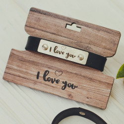 Браслет з гравіюванням I love you Браслет з гравіюванням I love you