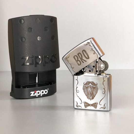  Запальничка Zippo з гравіюванням BRO