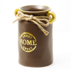 Ваза Sweet home Шоколад с золотом Ваза Sweet home Шоколад с золотом