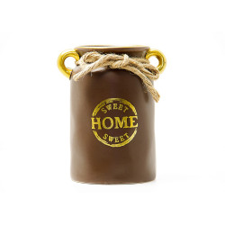 Ваза Sweet home Шоколад с золотом Ваза Sweet home Шоколад с золотом