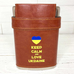 Фляга шкір-зам Keep Calm Фляга шкір-зам Keep Calm